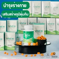 VNEW วีนิว อาหารเสริม บำรุงร่างกาย ลดอักเสบ เสริมภูมิคุ้มกัน ปวดข้อ ปวดเข่า ปวดหลัง โรคเก๊าต์